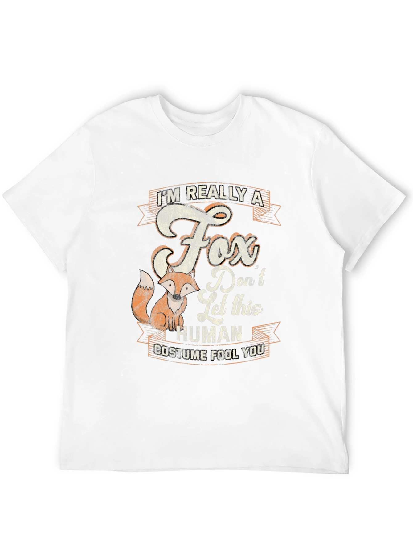 Im Really A Fox T-Shirt: Funny Animal Costume Tee
