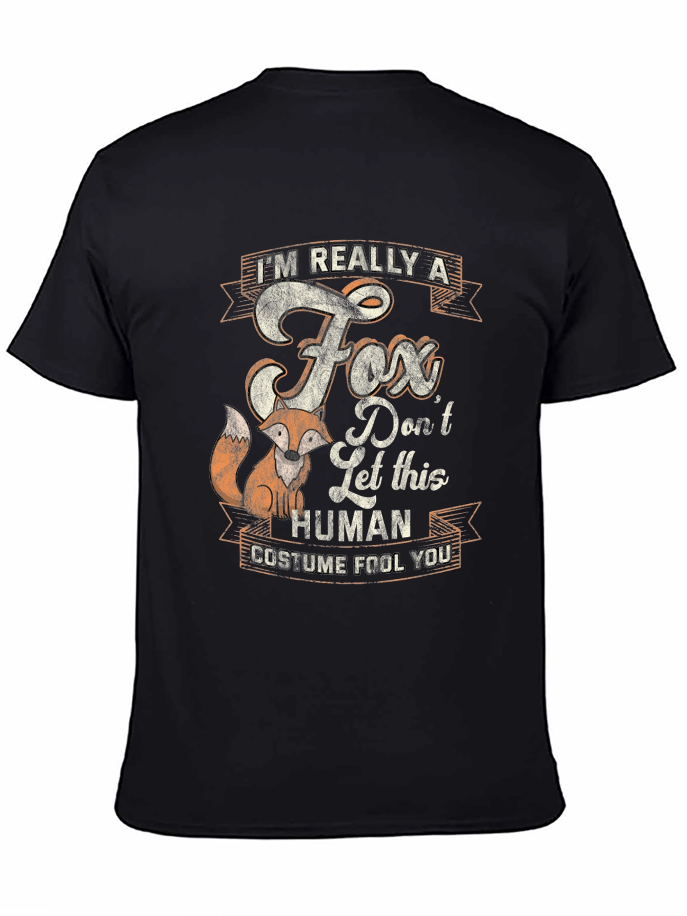 Im Really A Fox T-Shirt: Funny Animal Costume Tee