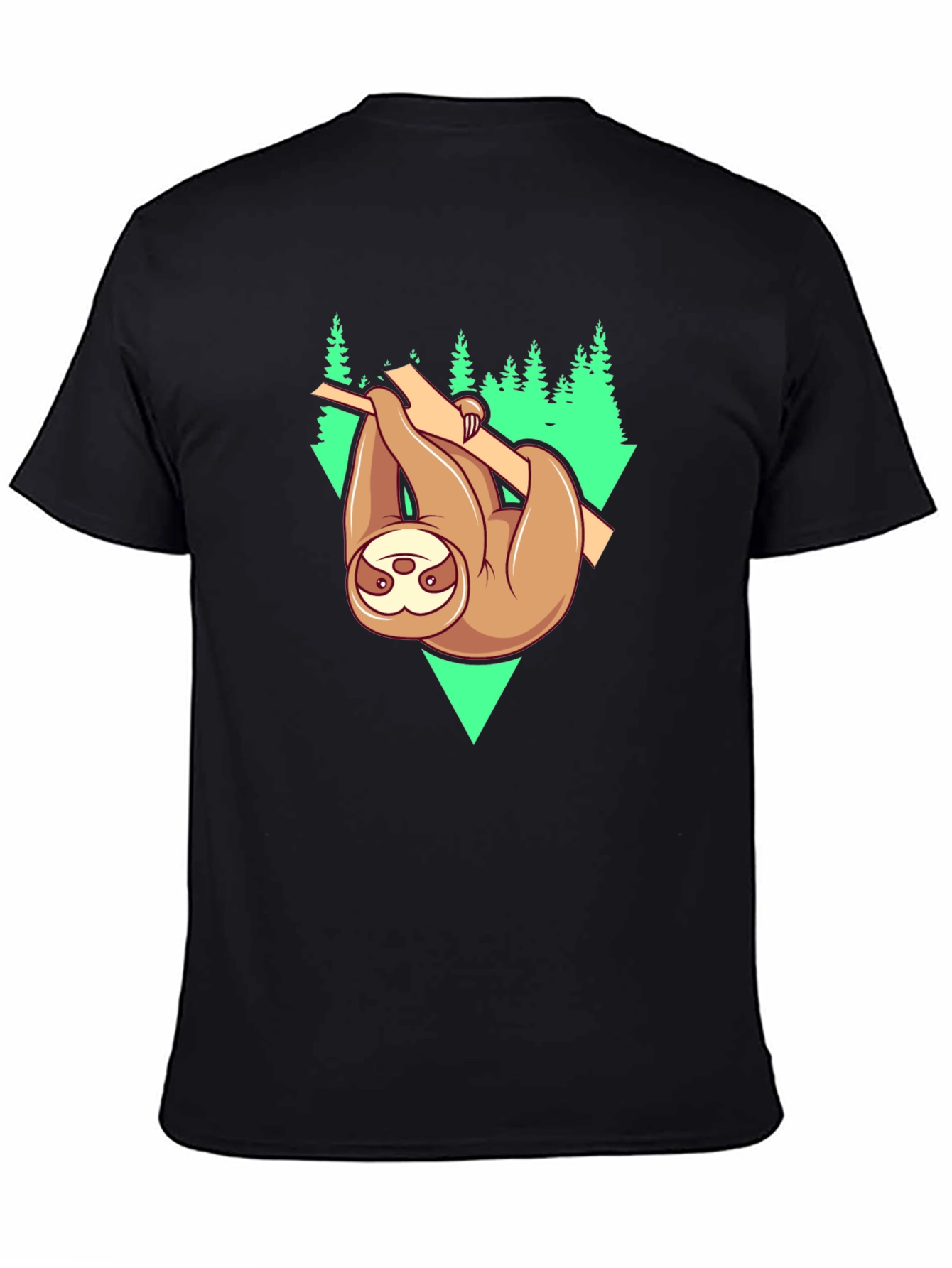 Sloth Hanging From Tree Graphic Tee