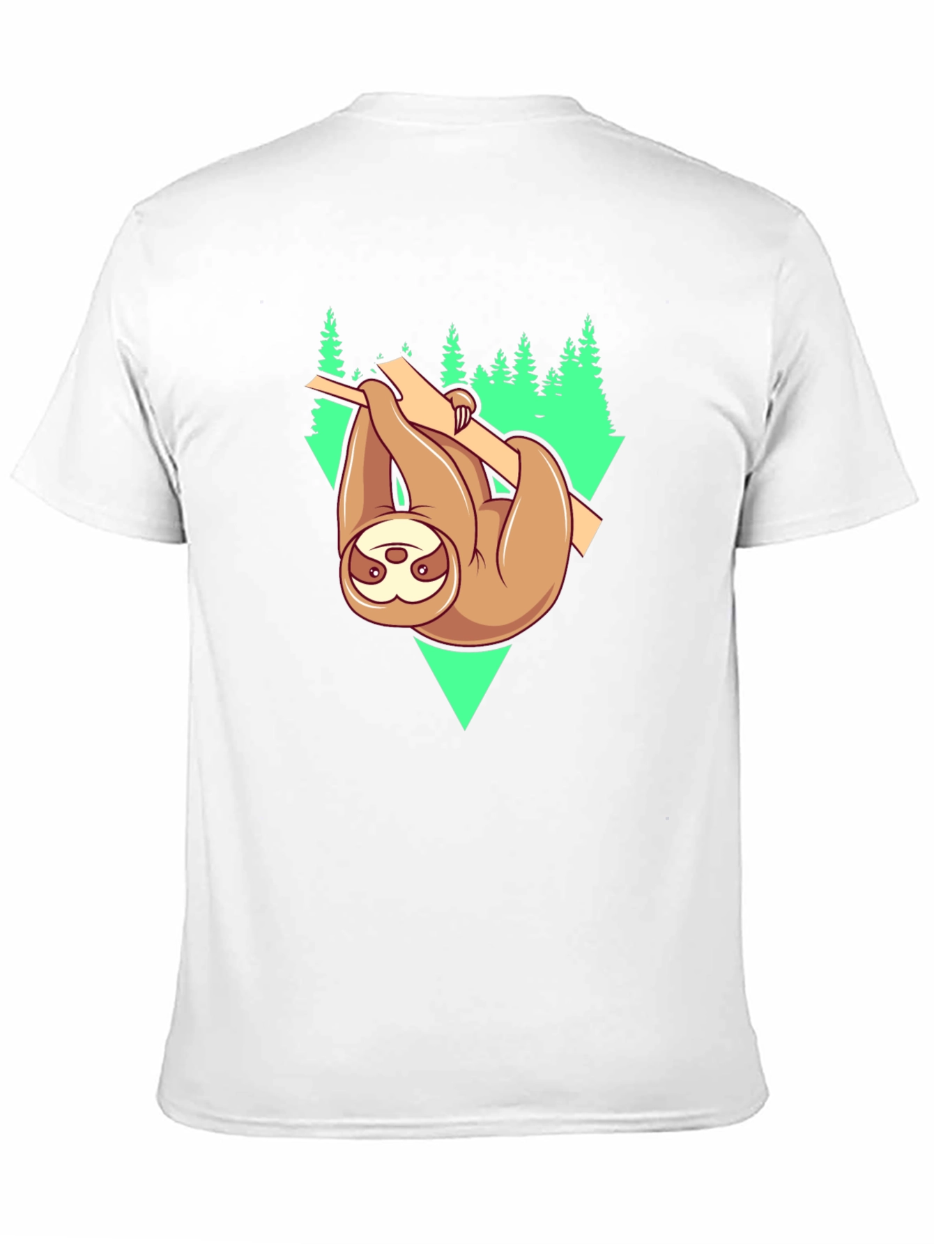 Sloth Hanging From Tree Graphic Tee
