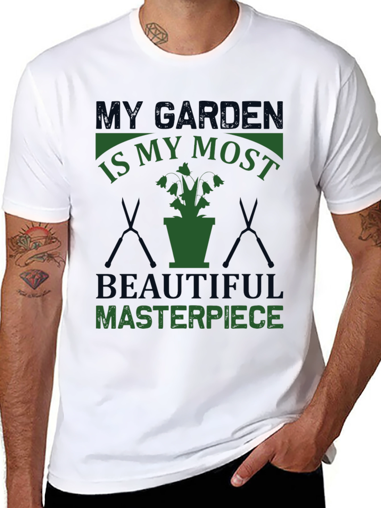 Gardeners Tee: My Garden Is My Masterpiece