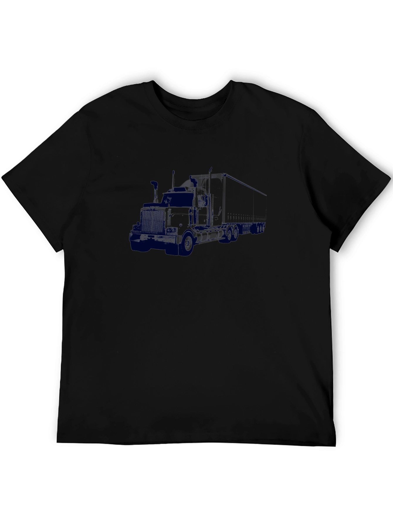 Truck Graphic Tee - Classic Black Short Sleeve