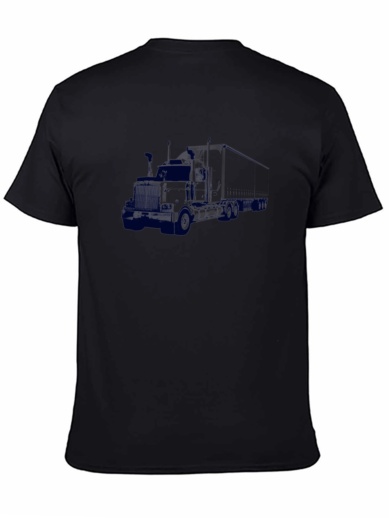 Truck Graphic Tee - Classic Black Short Sleeve