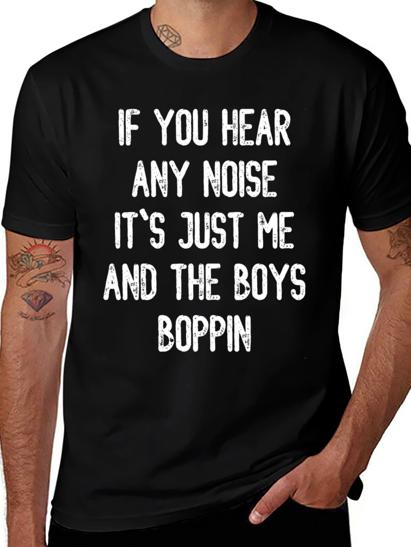 Funny Boys Boppin Graphic Tee
