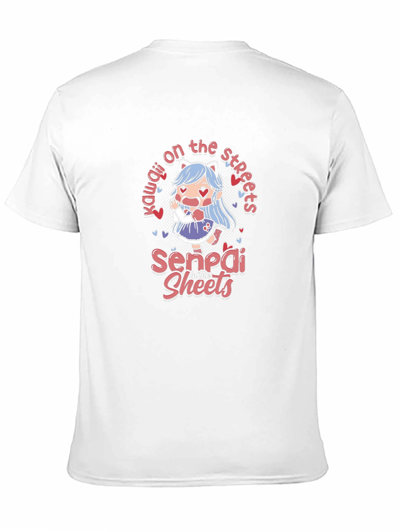 Kawaii Anime T-Shirt - Senpai in the Sheets