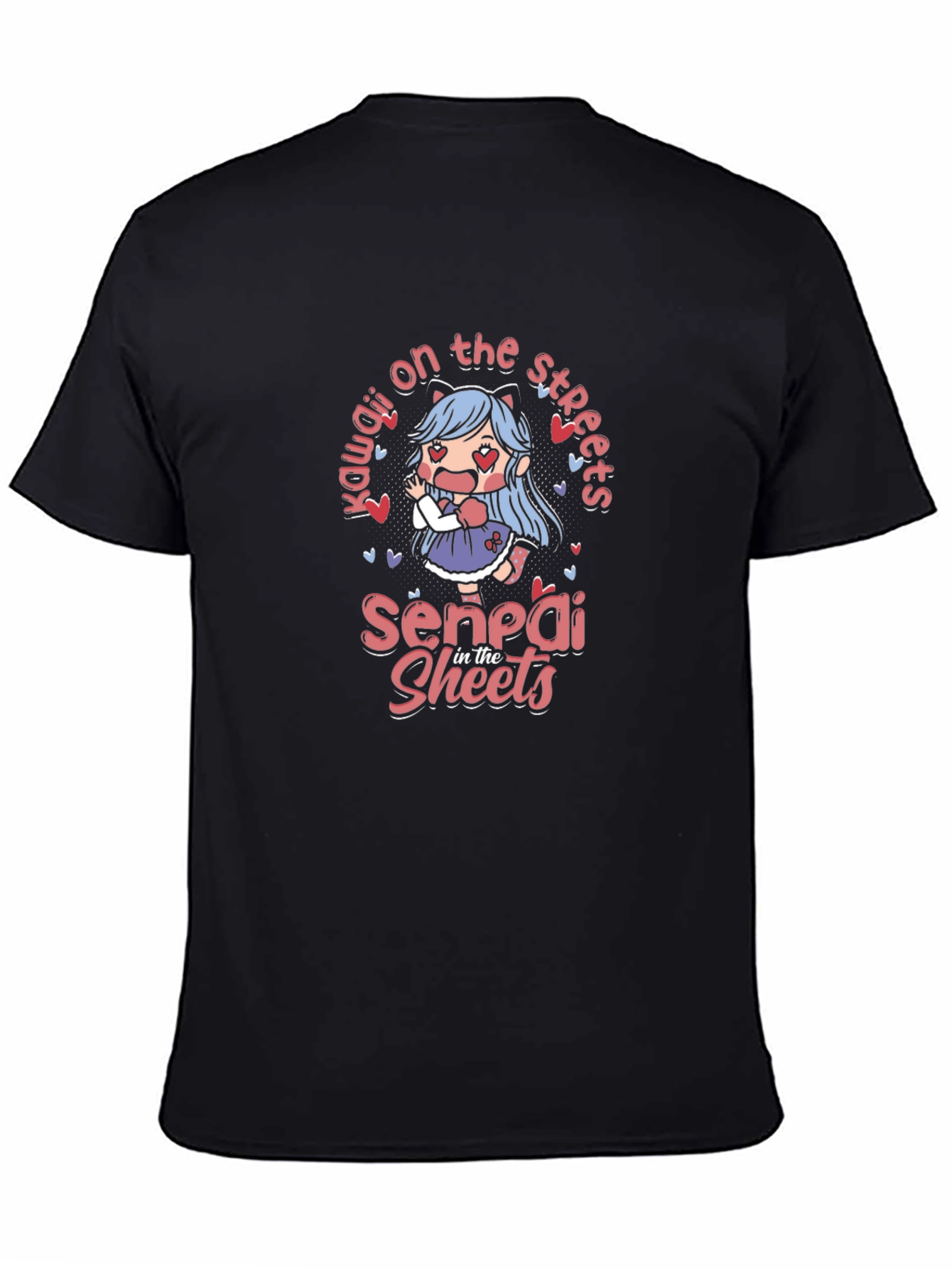 Kawaii Anime T-Shirt - Senpai in the Sheets