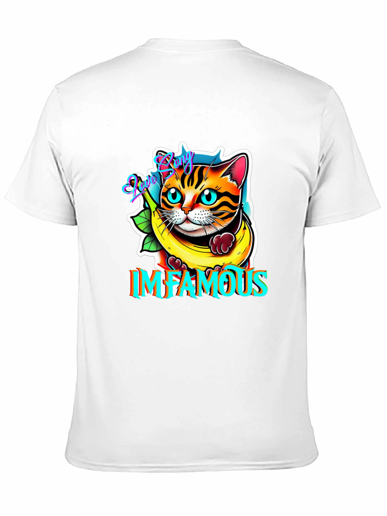 Infamous Cat Banana Graphic Tee