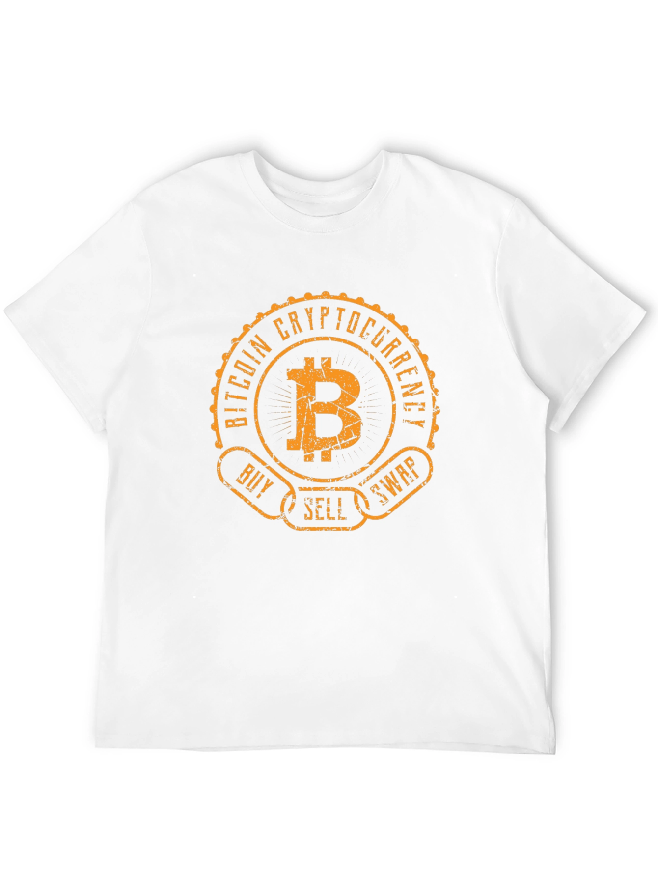 Bitcoin Cryptocurrency Graphic Tee - Buy Sell Swap