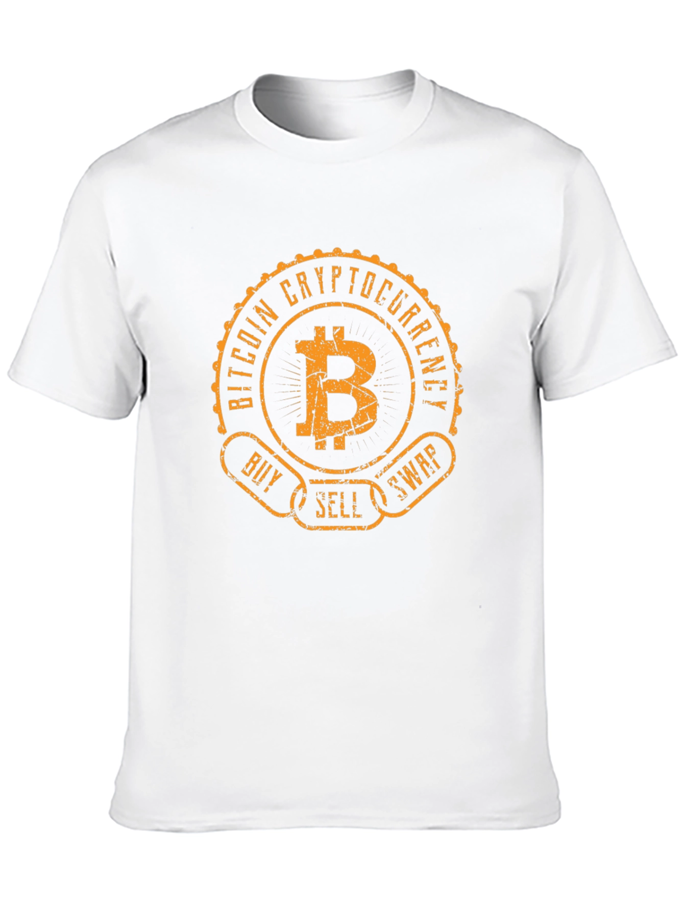 Bitcoin Cryptocurrency Graphic Tee - Buy Sell Swap