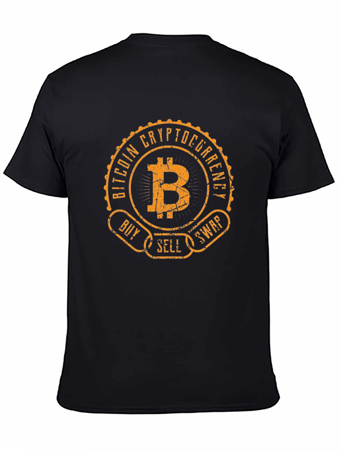 Bitcoin Cryptocurrency Graphic Tee - Buy Sell Swap