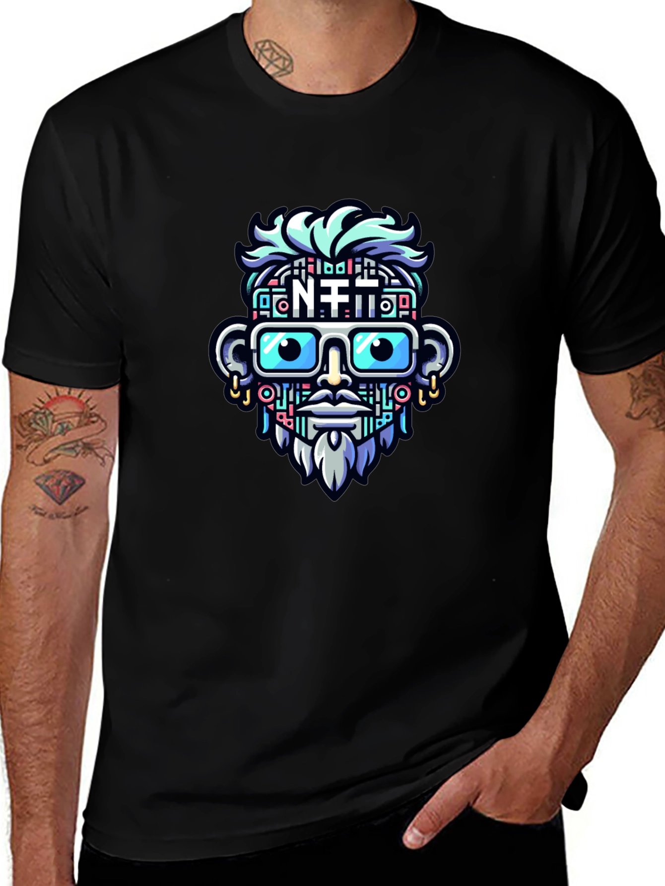 NFT Crypto Art T-Shirt - Unique Design