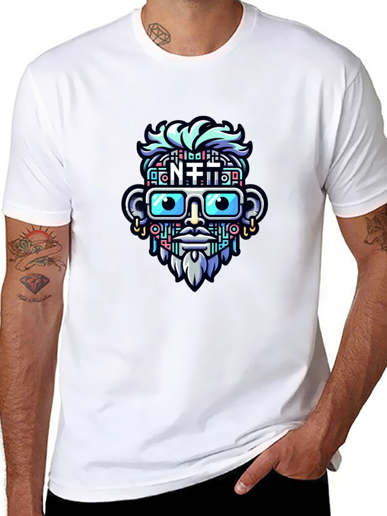 NFT Crypto Art T-Shirt - Unique Design