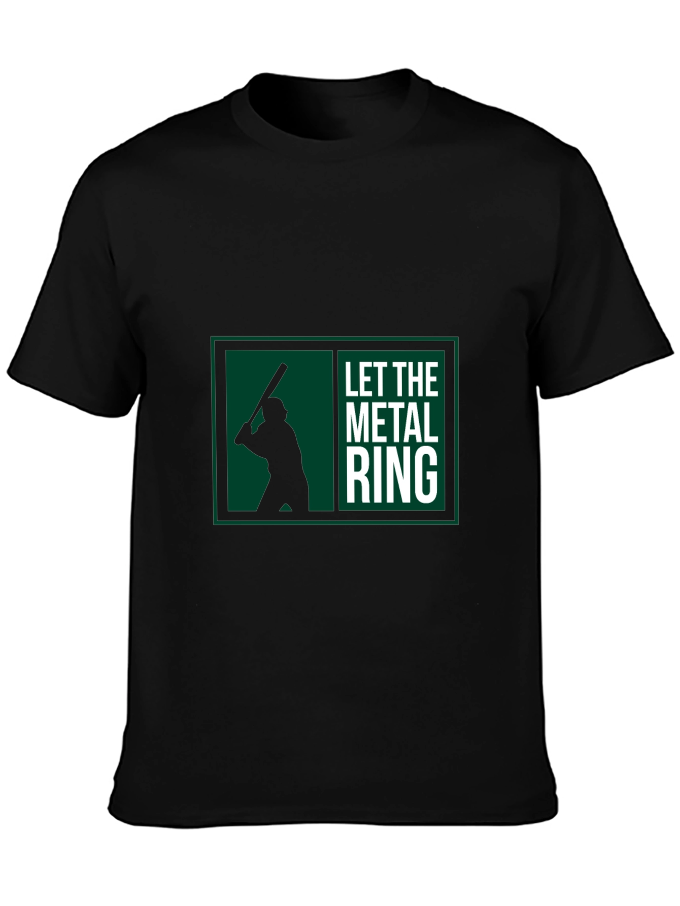 Let the Metal Ring Baseball Graphic Tee