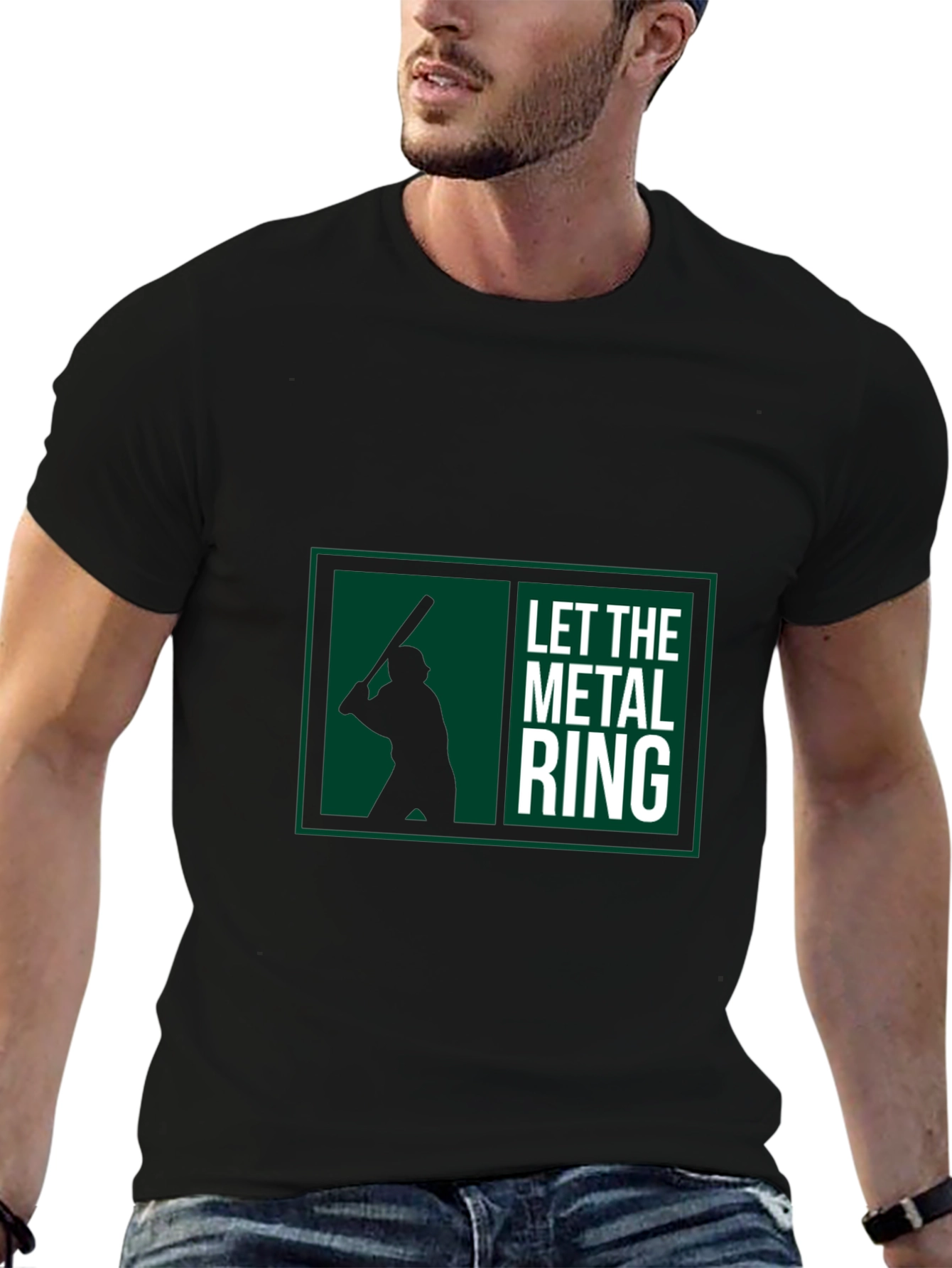 Let the Metal Ring Baseball Graphic Tee