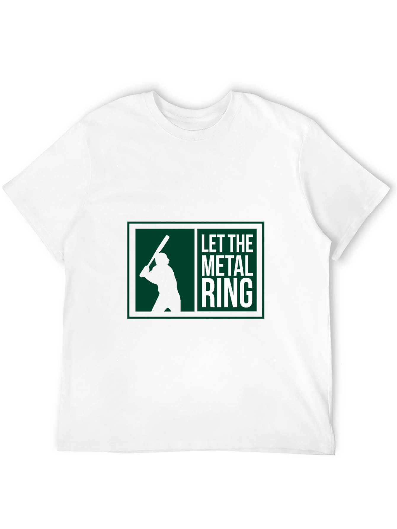 Let the Metal Ring Baseball Graphic Tee