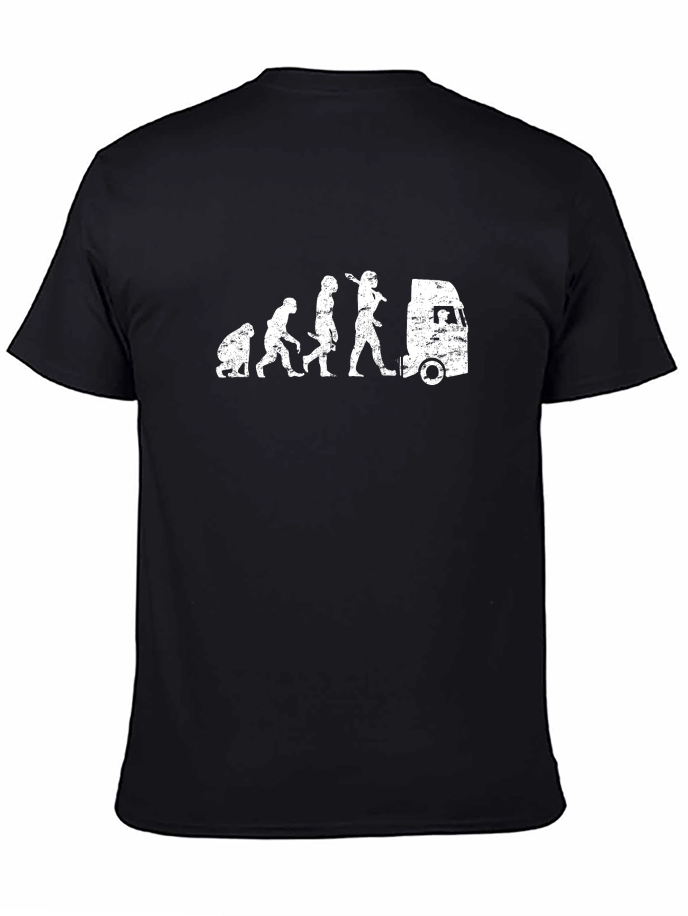 Evolution Trucker T-Shirt - Black