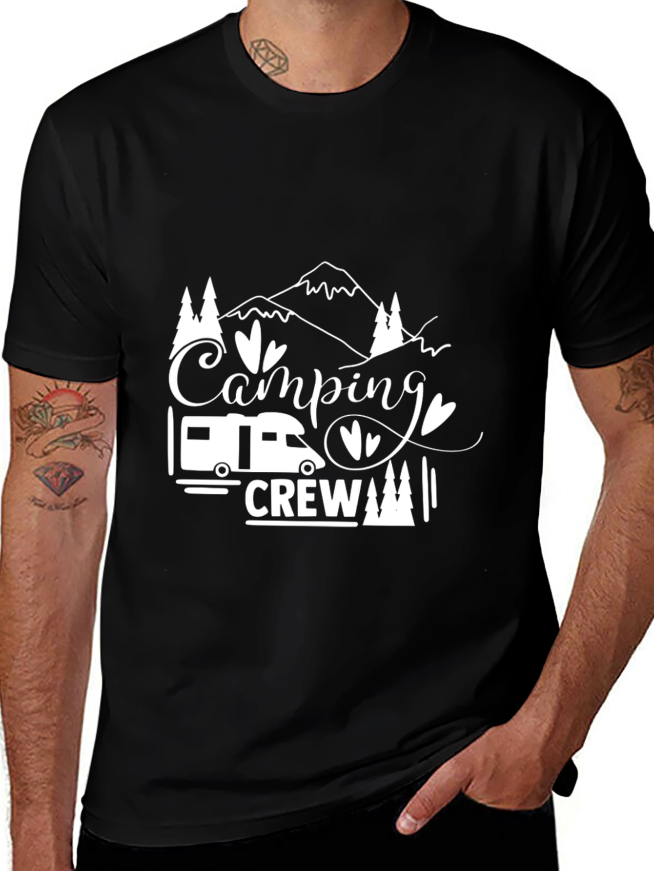 Camping Crew Graphic Tee