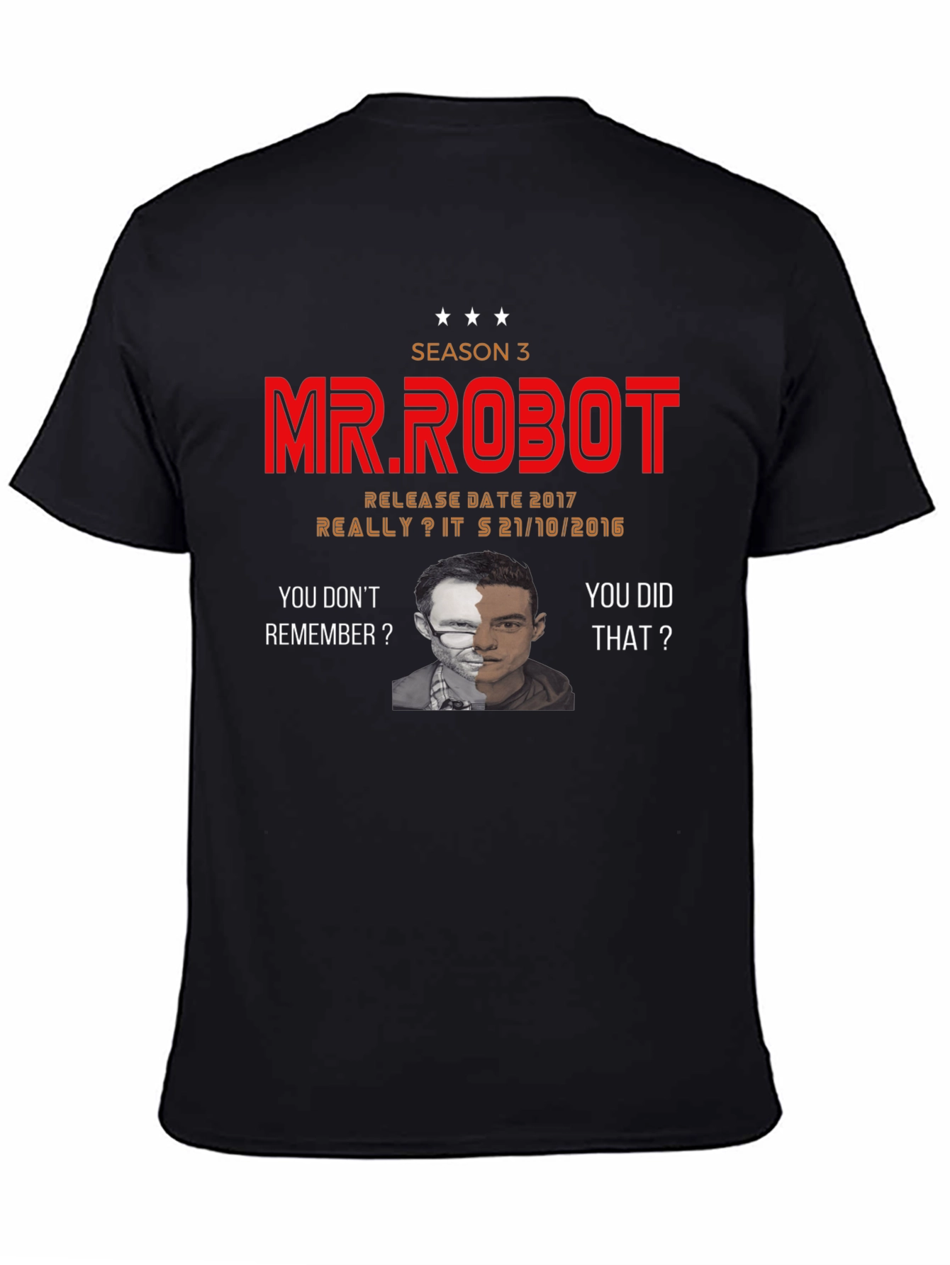Mr. Robot Season 3 Graphic T-Shirt