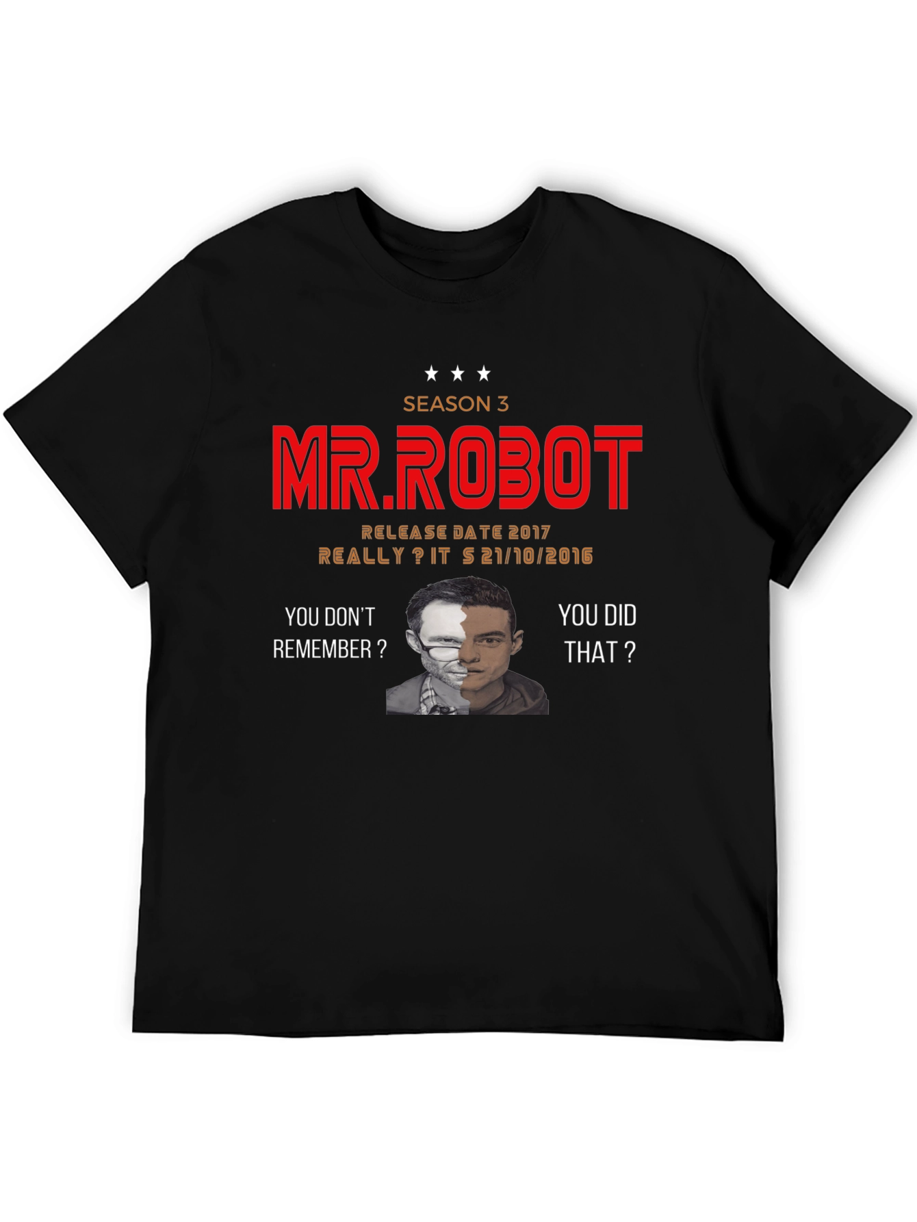 Mr. Robot Season 3 Graphic T-Shirt