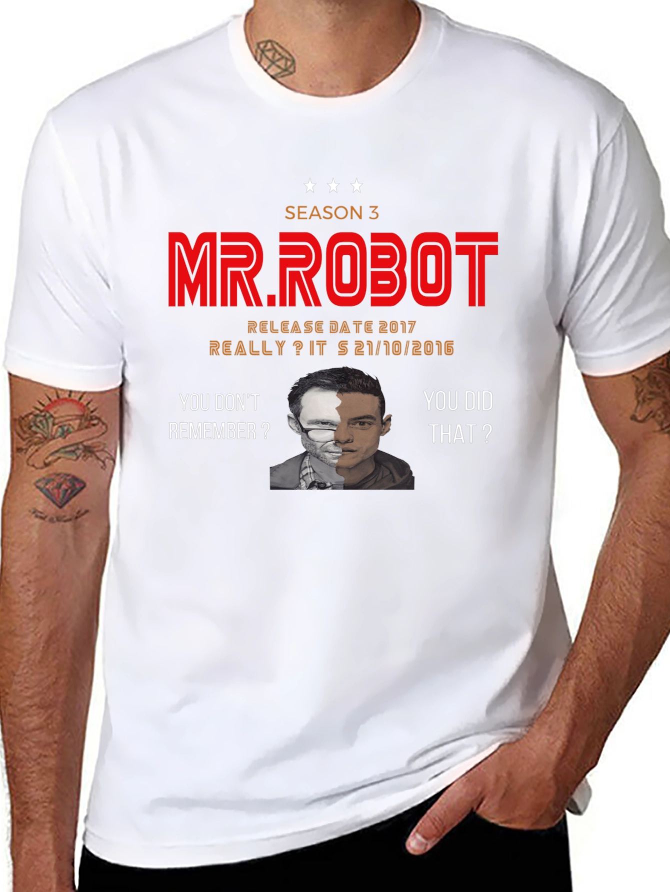 Mr. Robot Season 3 Graphic T-Shirt