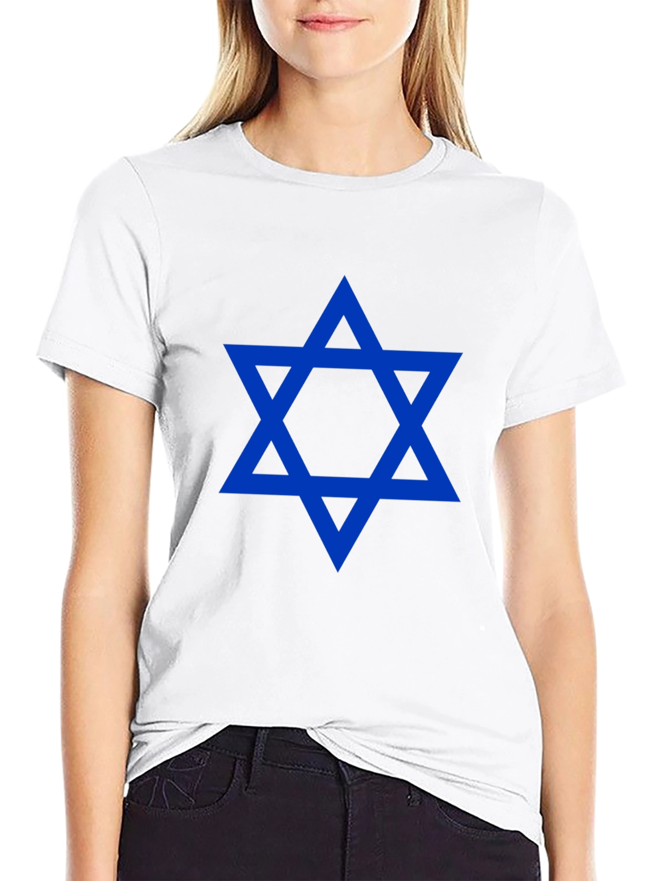 Star of David T-Shirt - Black Jewish Pride Tee