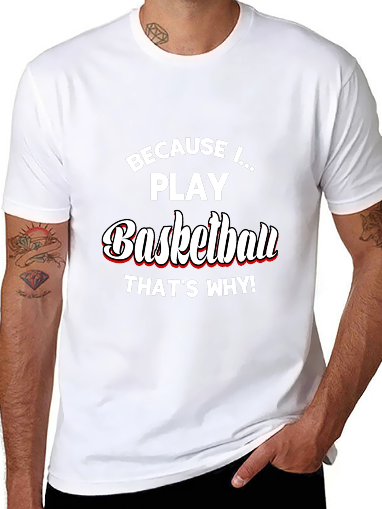 Basketball Player T-Shirt - Because I Play Basketball