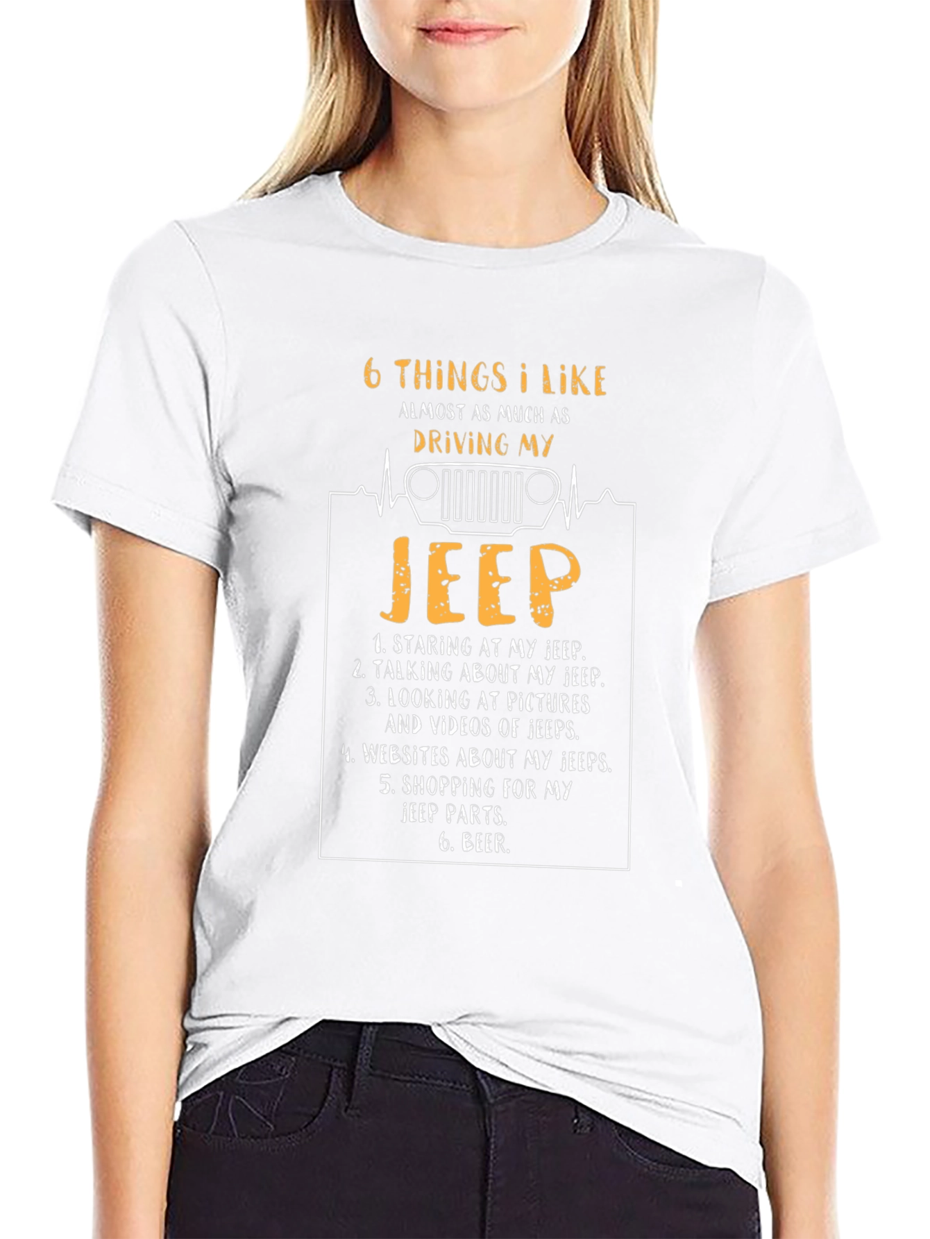 6 Things I Like Jeep T-Shirt