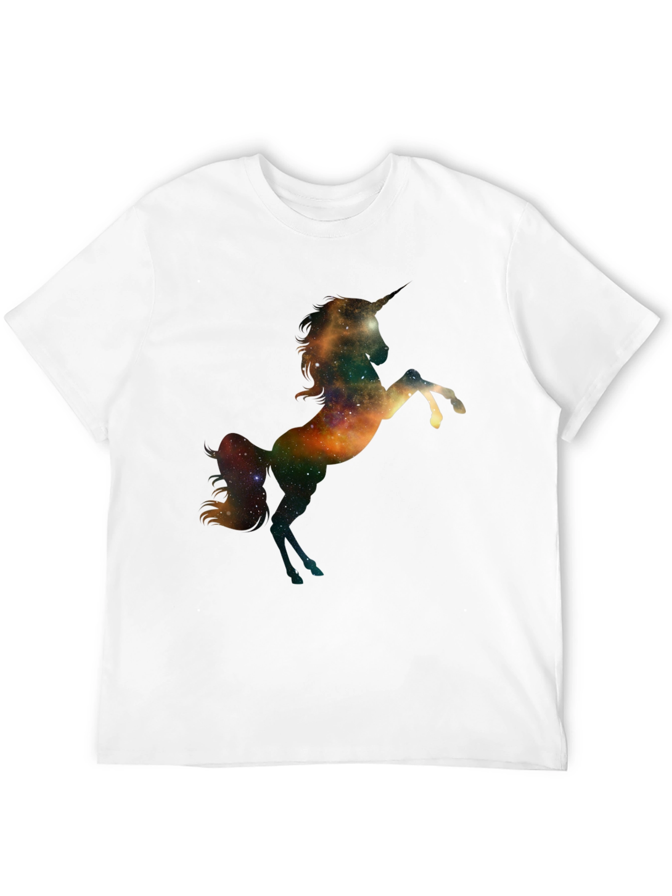 Galaxy Unicorn Black T-Shirt