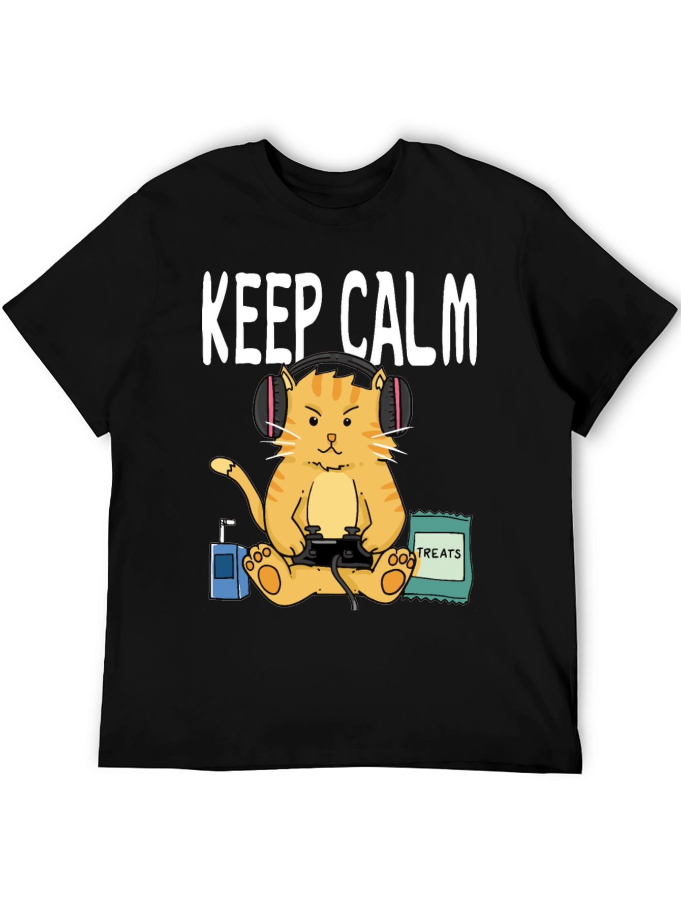 Keep Calm Gamer Cat T-Shirt