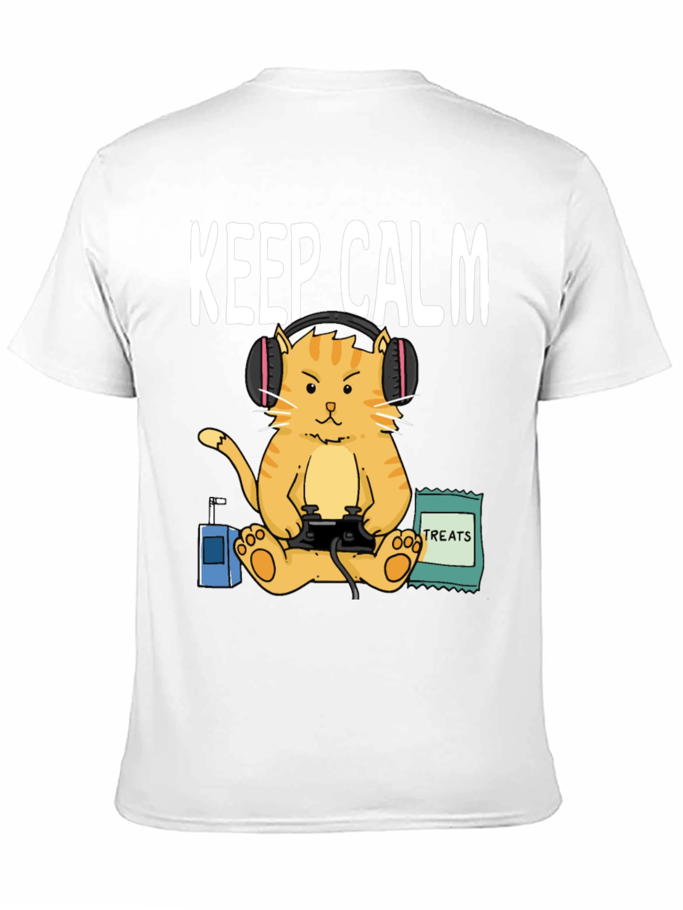 Keep Calm Gamer Cat T-Shirt