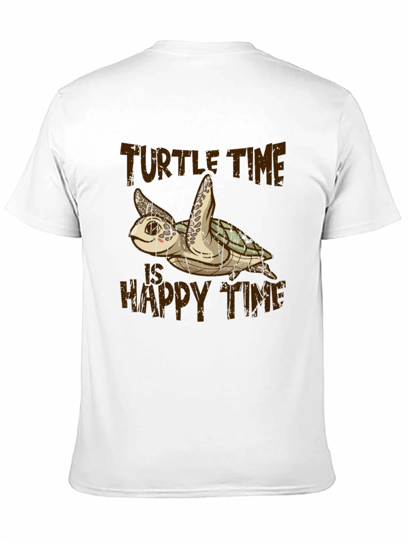 Turtle Time Happy Time Graphic Tee