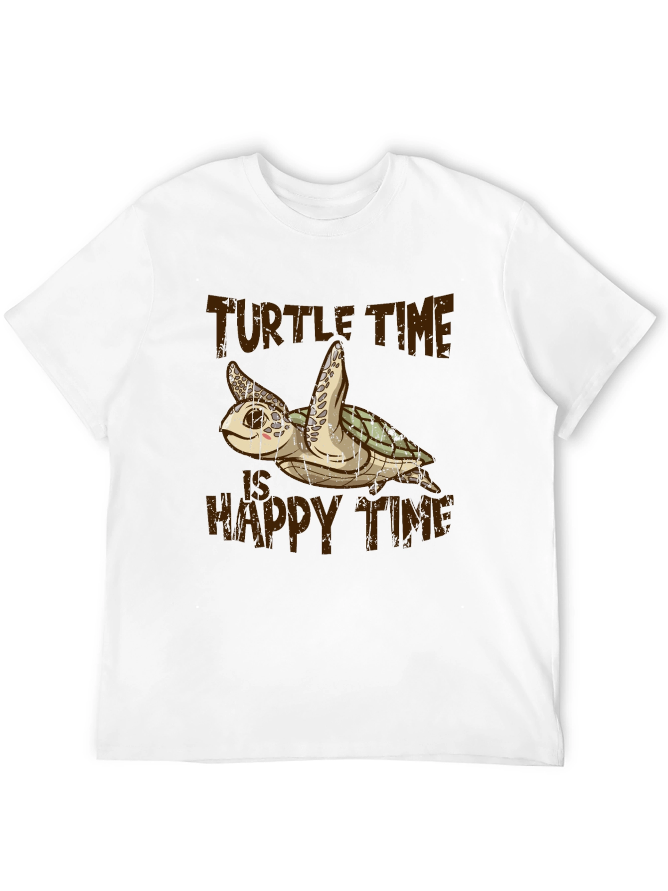 Turtle Time Happy Time Graphic Tee