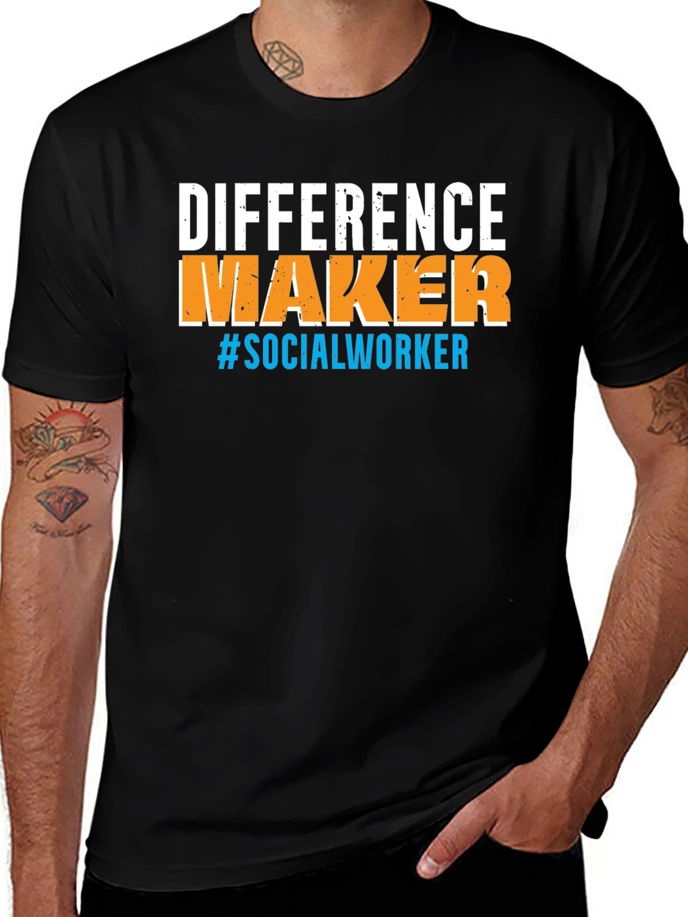 Difference Maker Social Worker T-Shirt