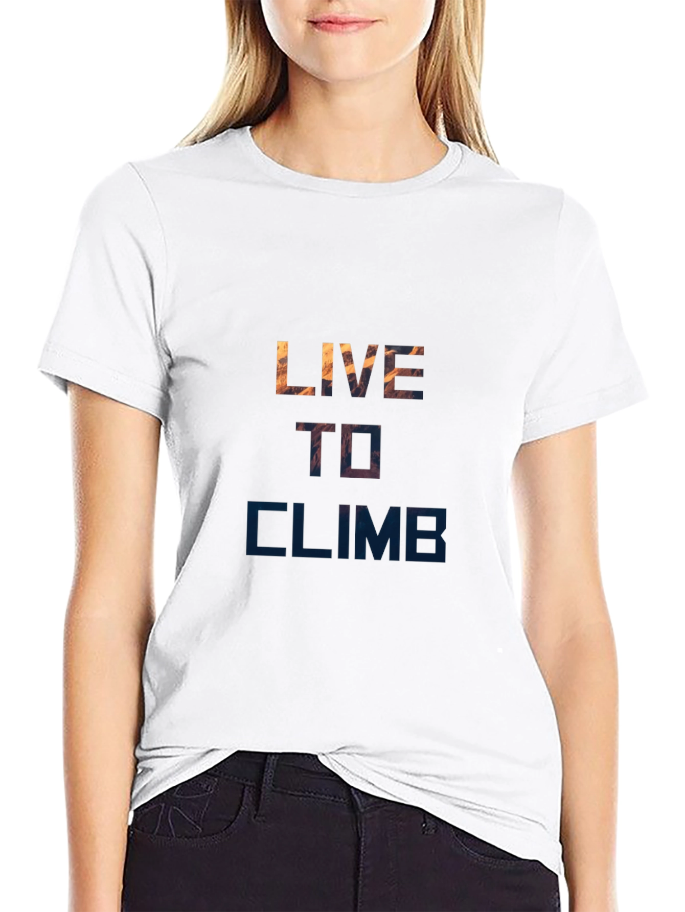 Live To Climb Graphic Tee - Black T-Shirt
