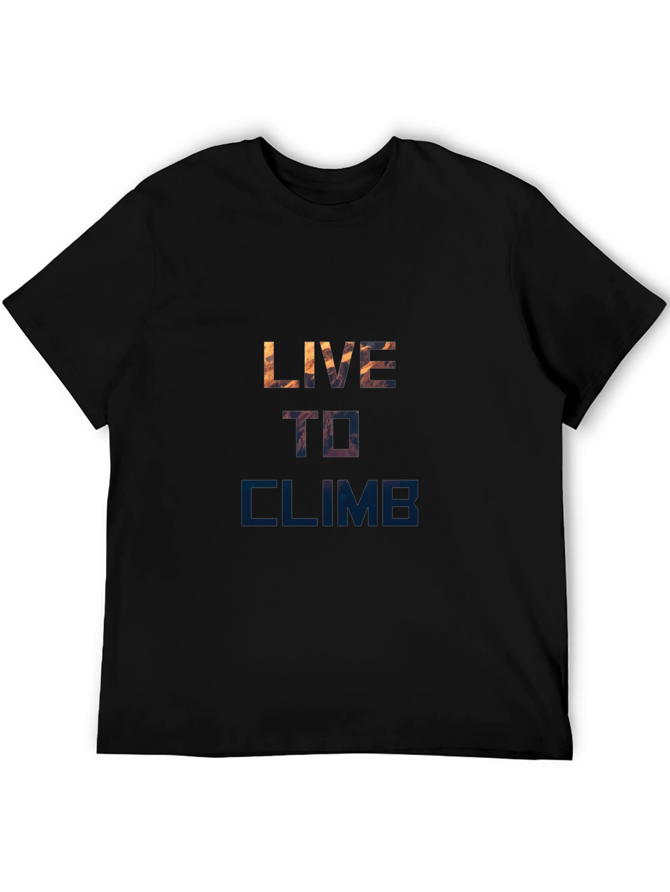 Live To Climb Graphic Tee - Black T-Shirt