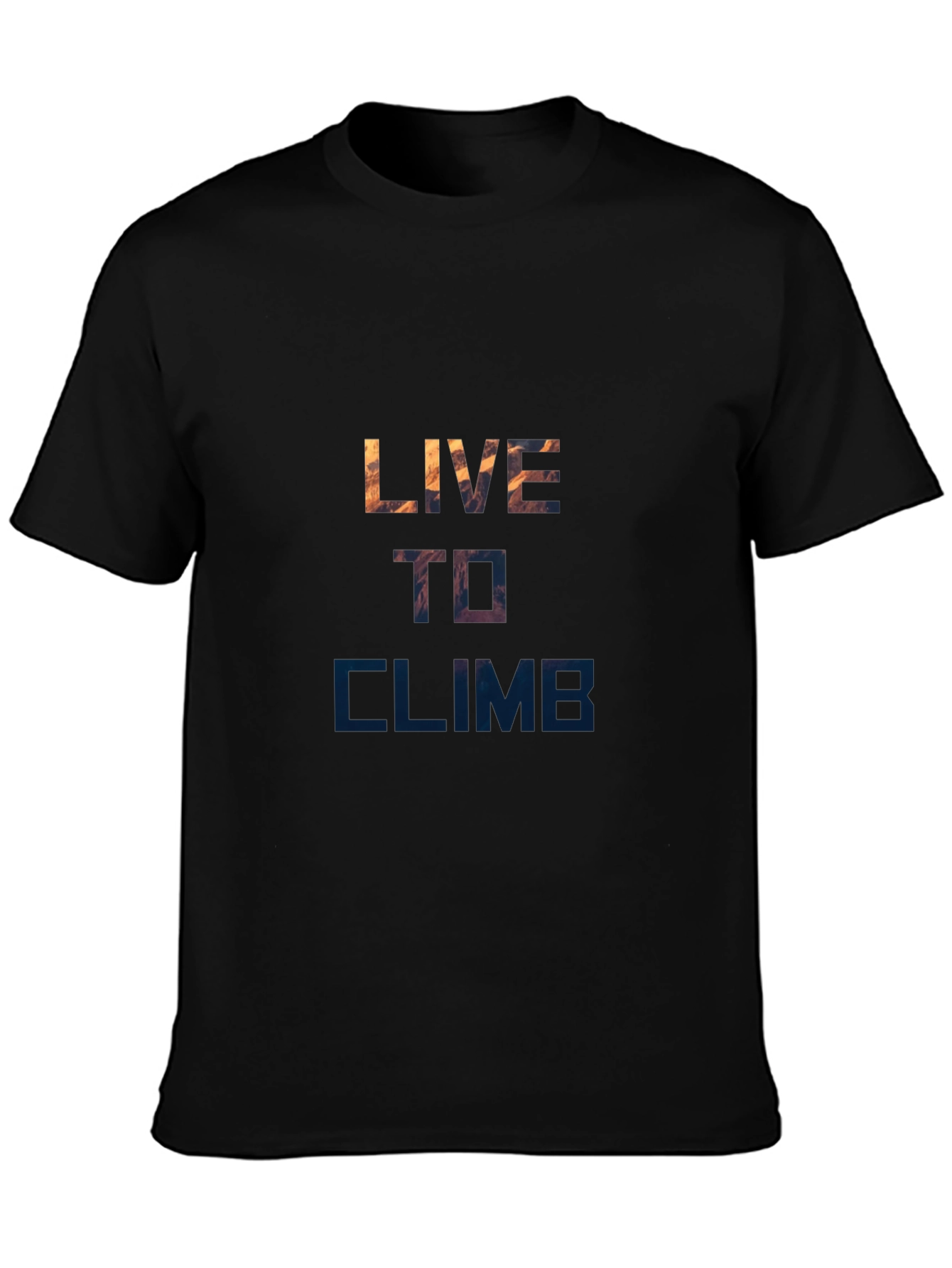 Live To Climb Graphic Tee - Black T-Shirt