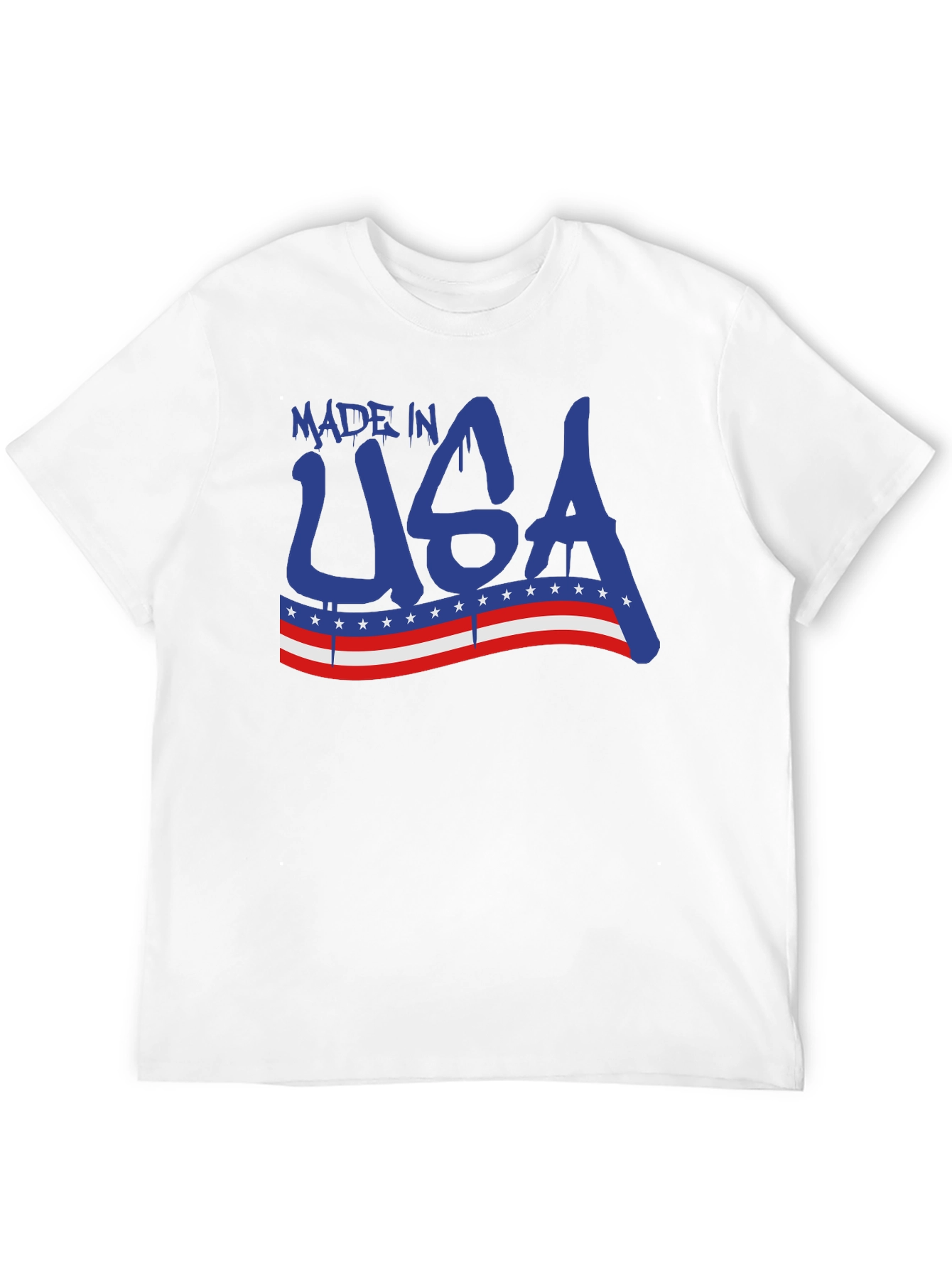 Made in USA Graphic T-Shirt - Patriotic Design