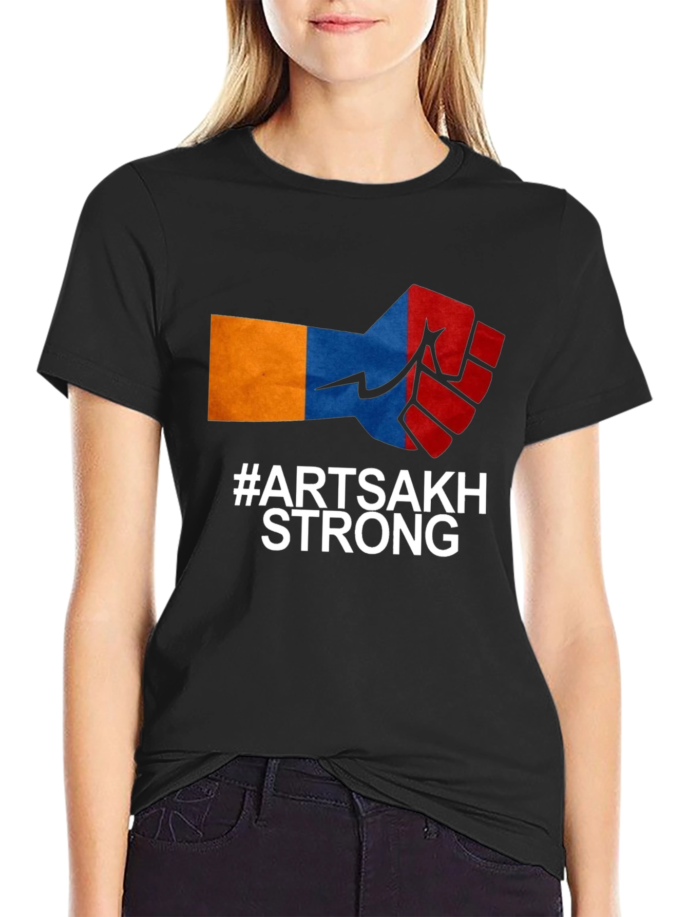 Artsakh Strong Fist Graphic Tee