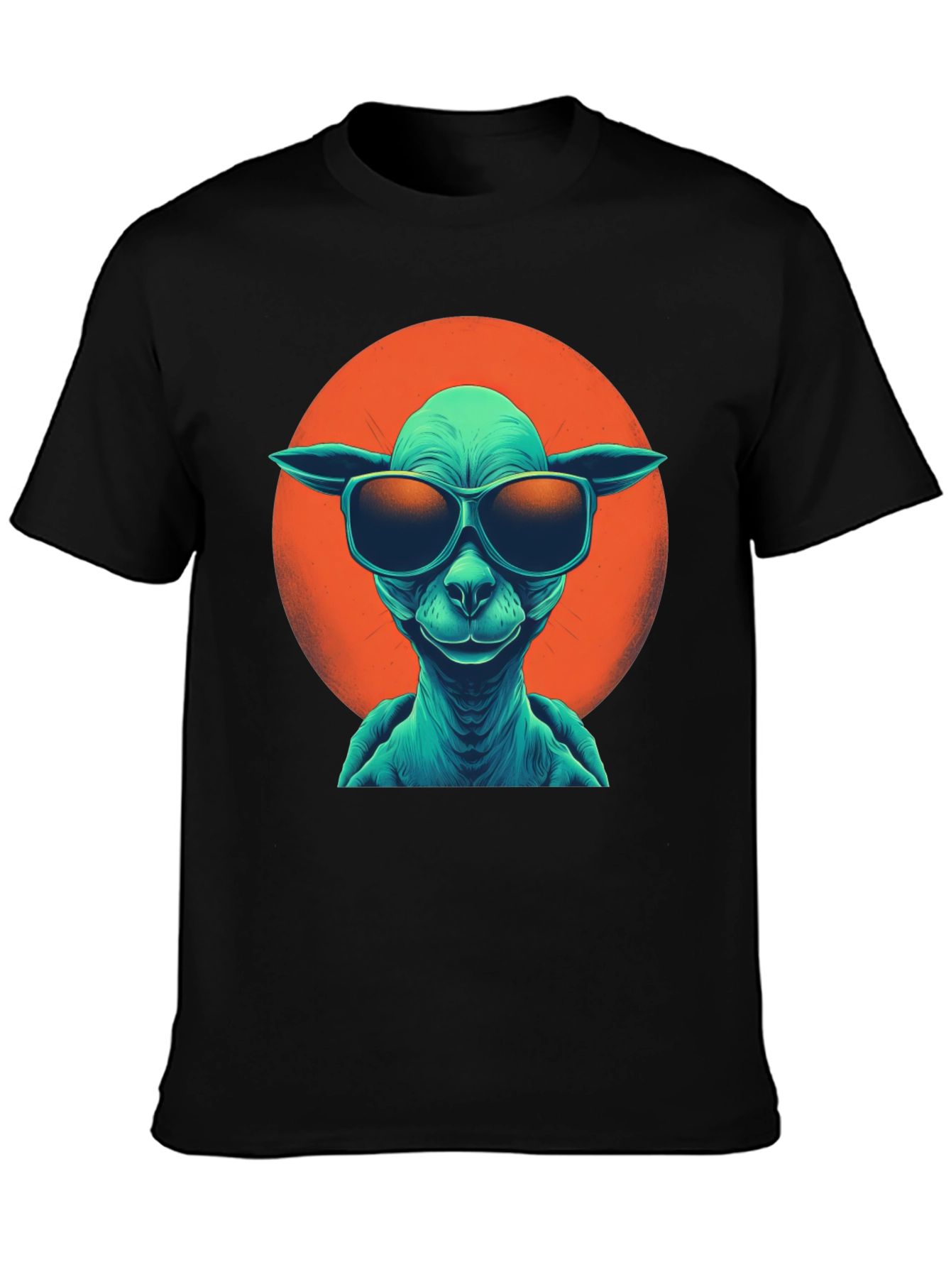 Cool Alien Graphic T-Shirt