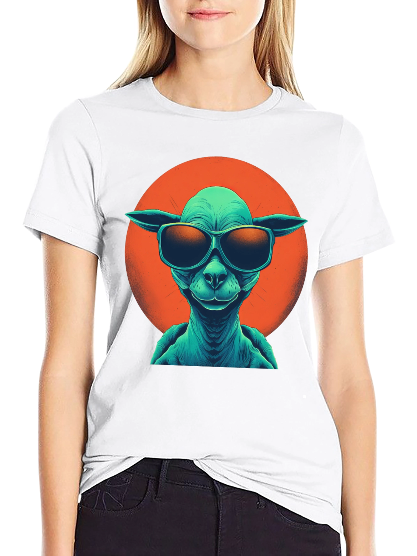Cool Alien Graphic T-Shirt