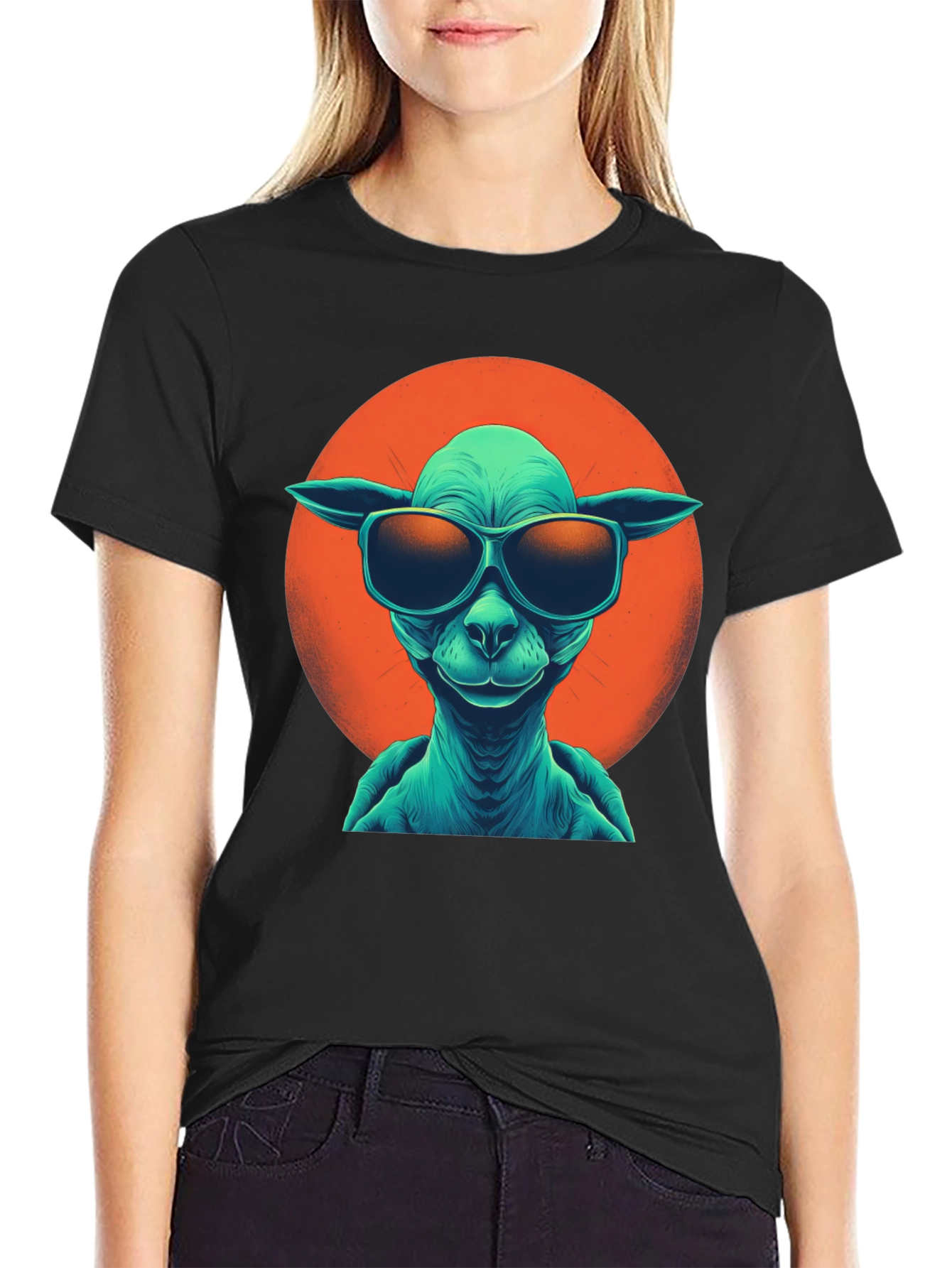 Cool Alien Graphic T-Shirt