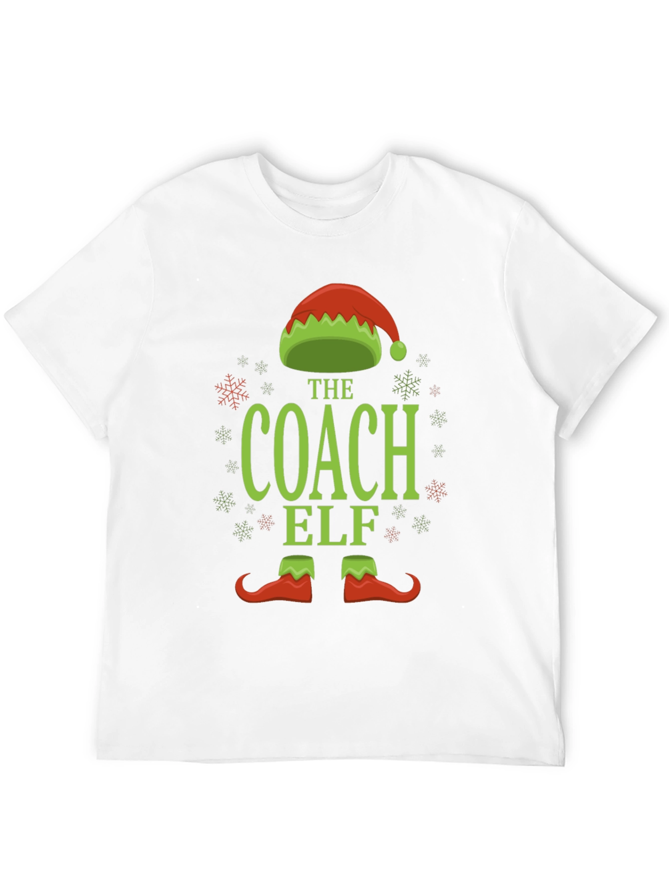 The Coach Elf Christmas Graphic T-Shirt