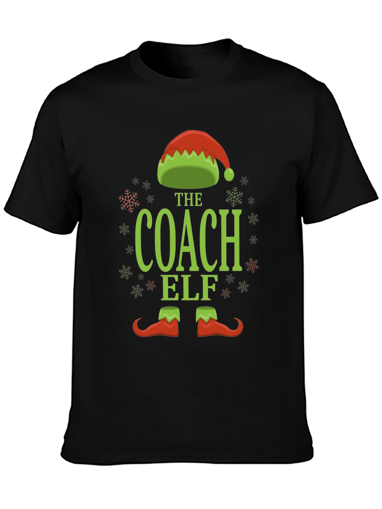 The Coach Elf Christmas Graphic T-Shirt