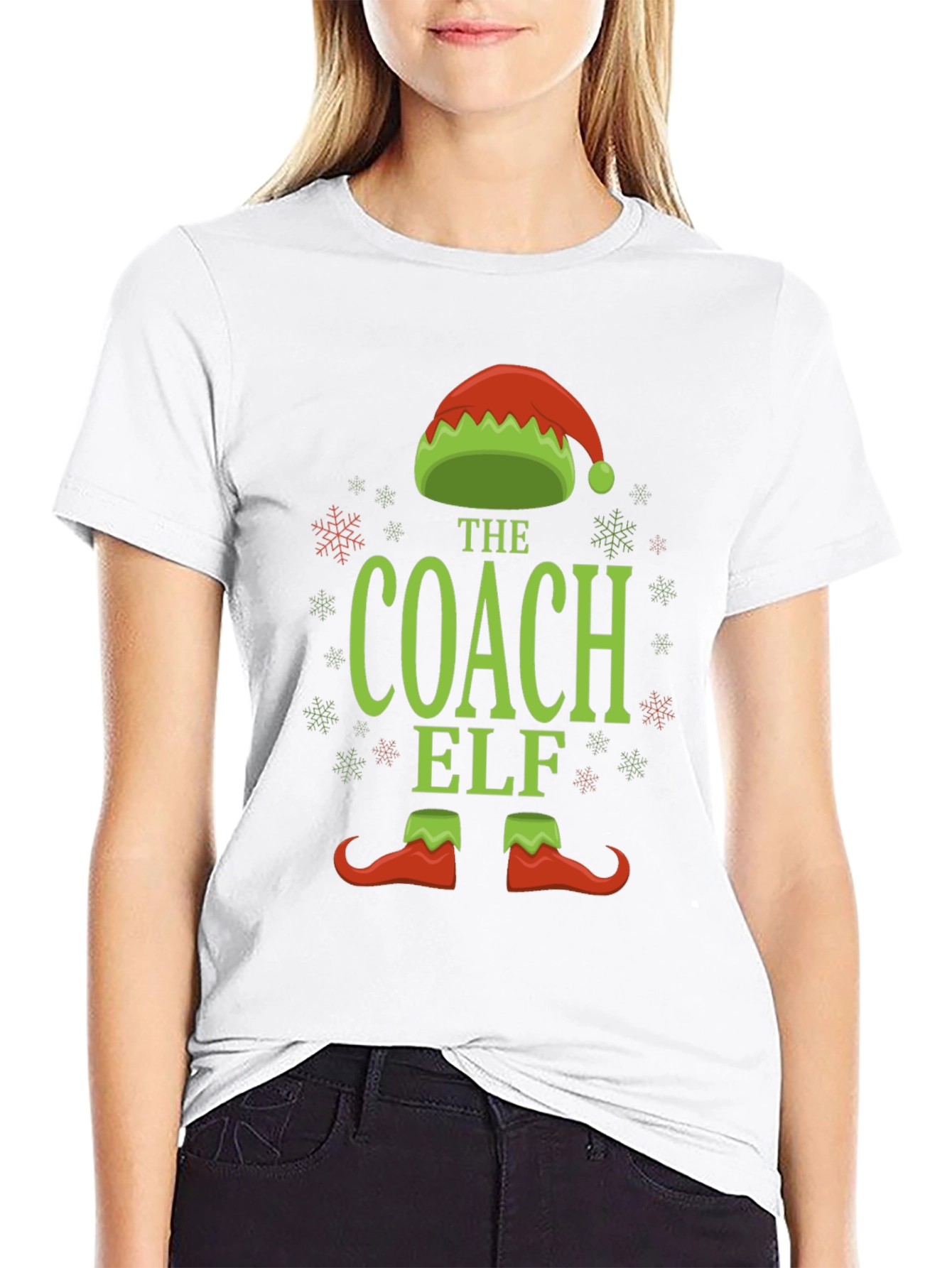 The Coach Elf Christmas Graphic T-Shirt