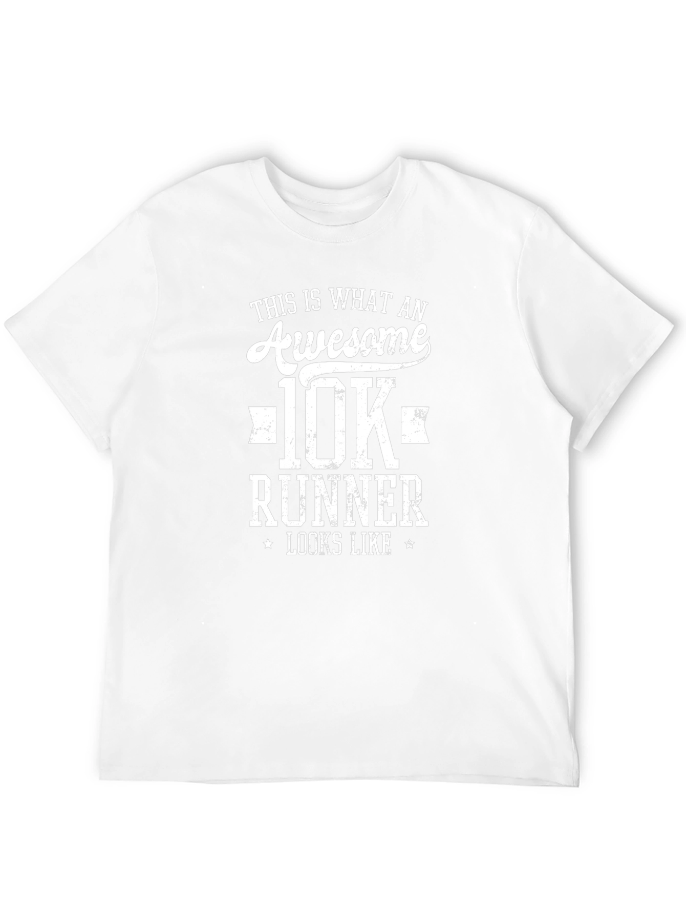 Awesome 10K Runner T-Shirt - Mens Black Tee