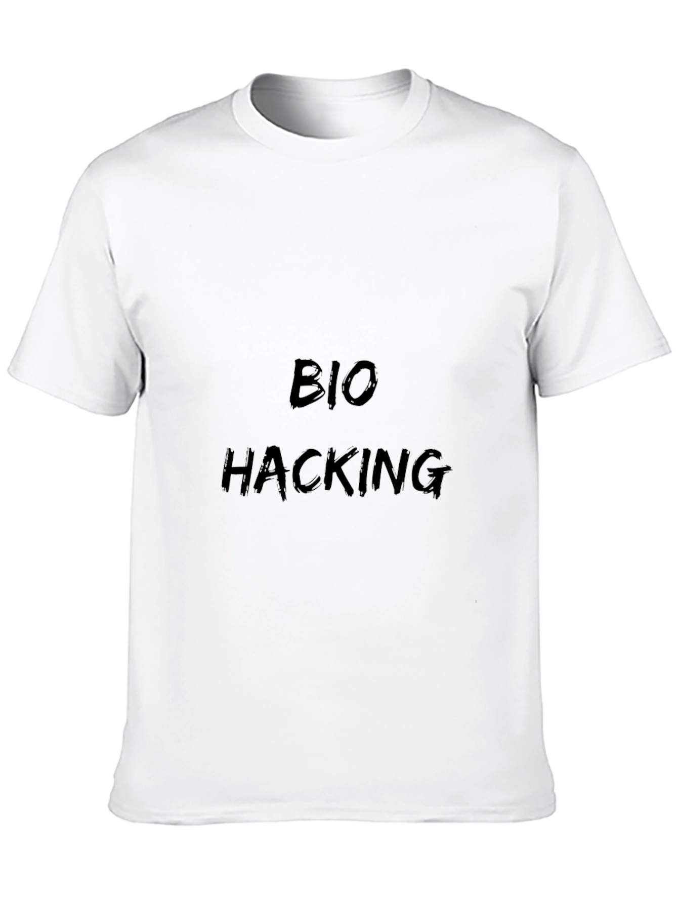 Bio Hacking Black Graphic Tee