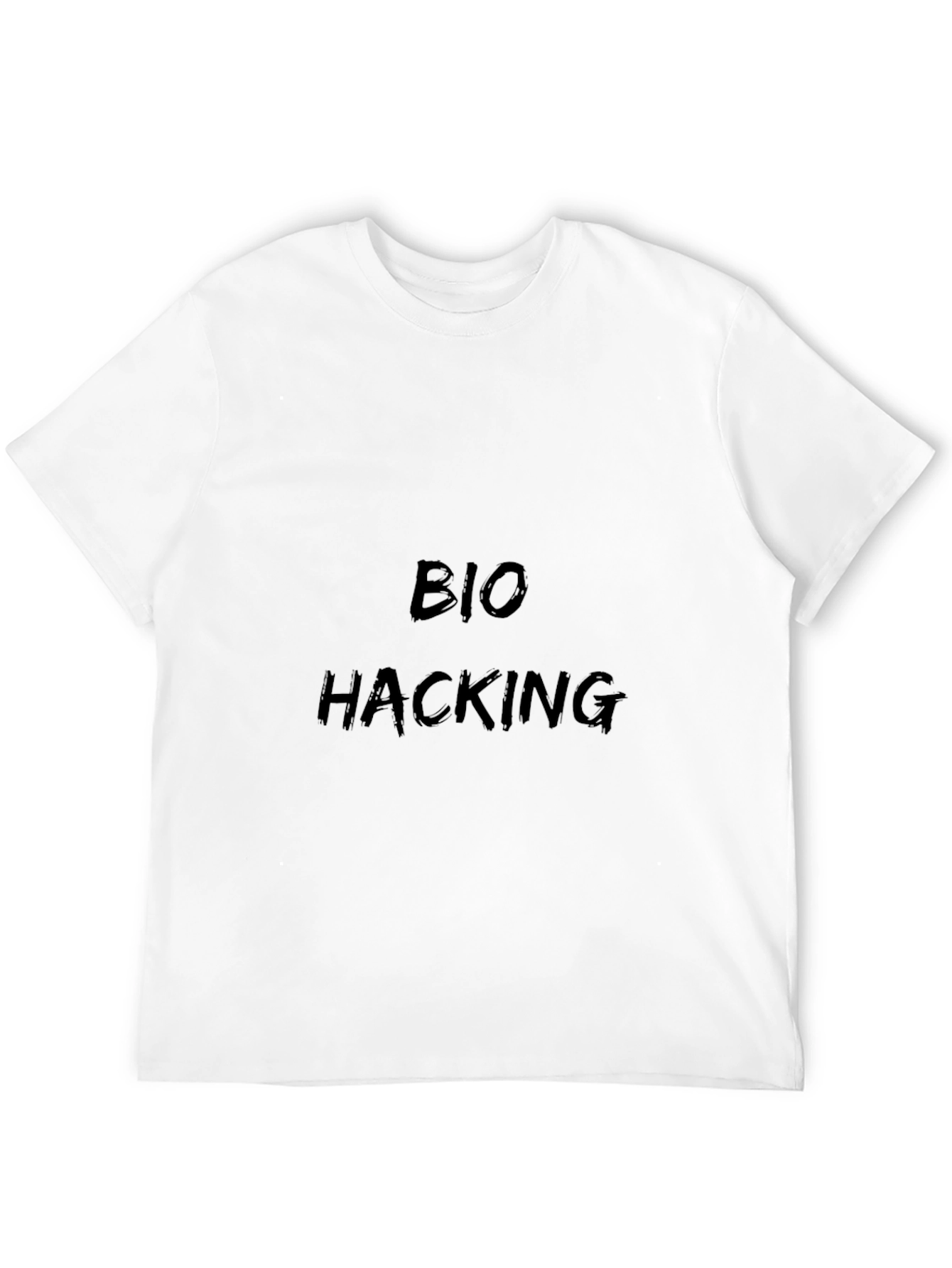 Bio Hacking Black Graphic Tee