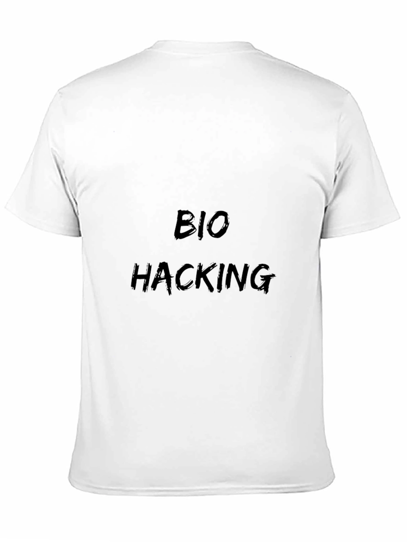 Bio Hacking Black Graphic Tee