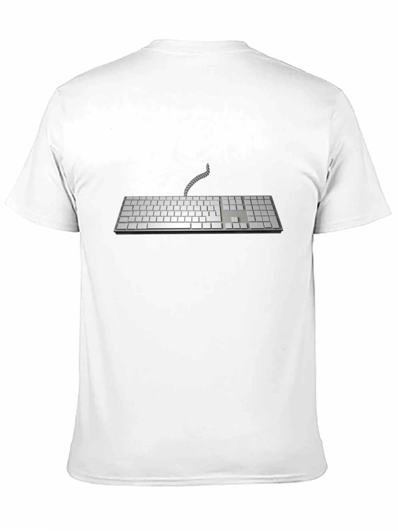 Retro Keyboard Graphic T-Shirt - Black