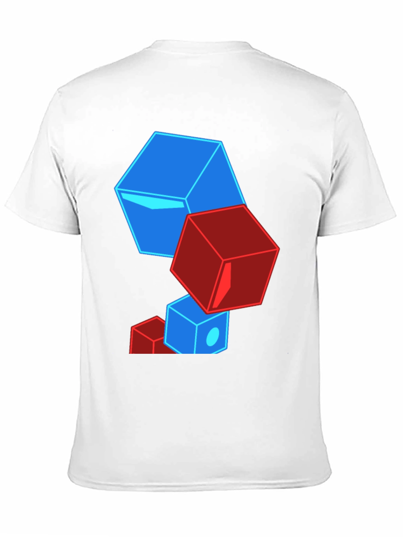 Geometric Cube T-Shirt - Bold Graphic Tee